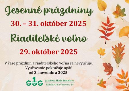 Jesenné prázdniny