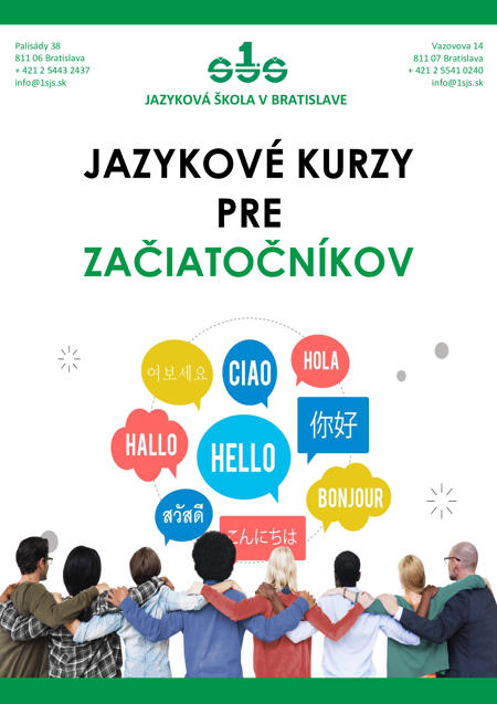 JAZYKOVÉ KURZY  PRE  ZAČIATOČNÍKOV